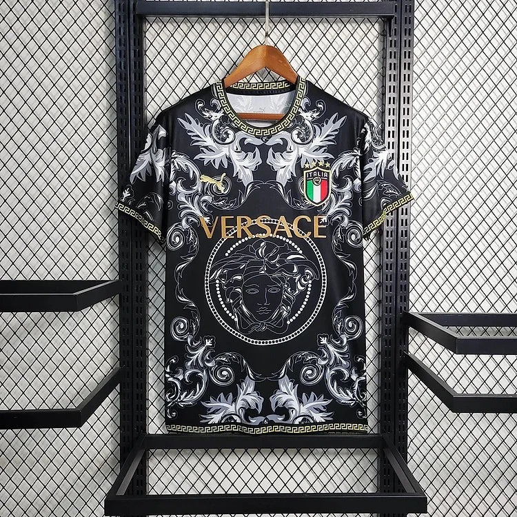 Italy x Versace 2023 Special Edition Black Shirt